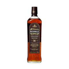 WHISKY BUSHMILLS  SINGLE MALT 16 AÑOS 70 CL.